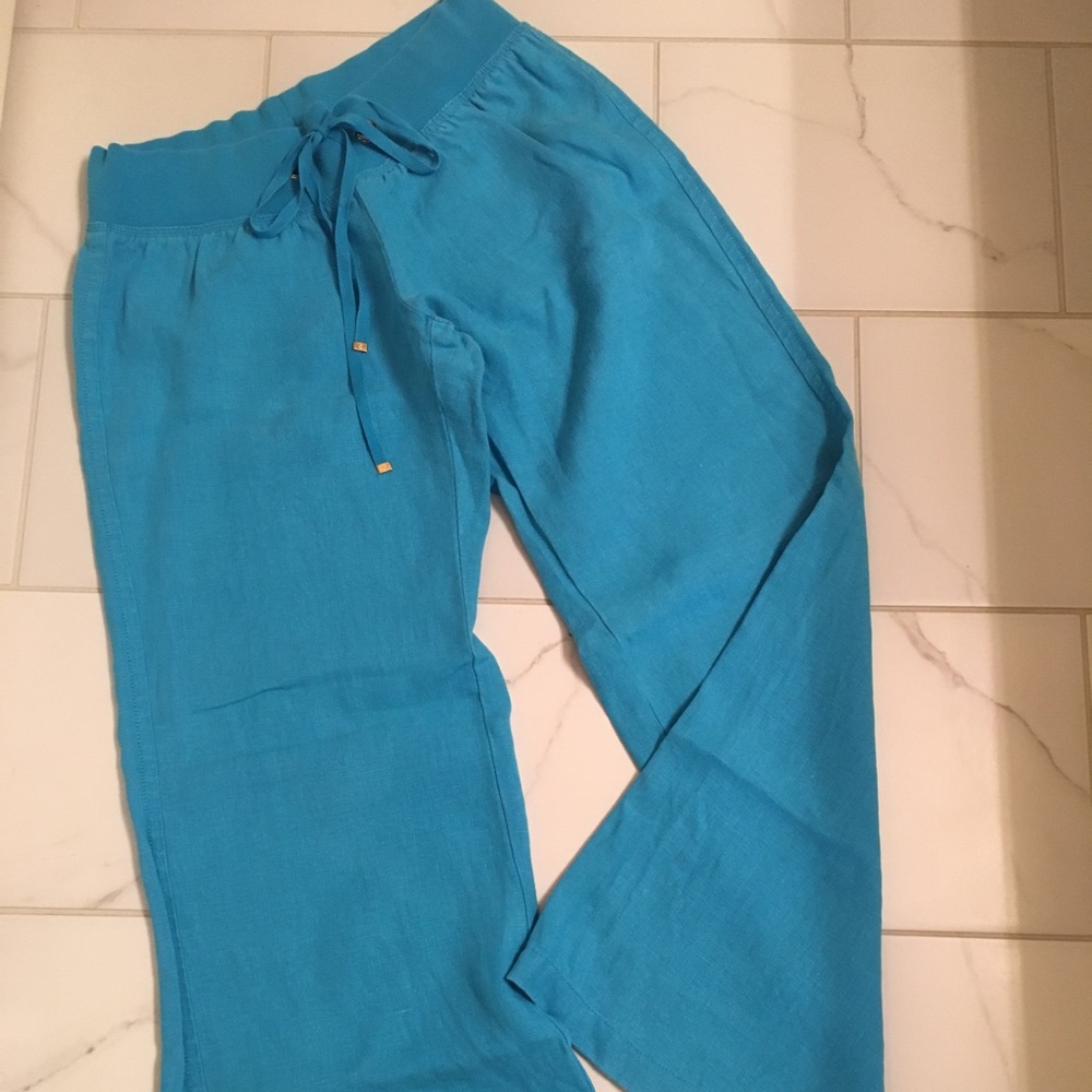 Lilly Pulitzer Linen Beach Pants - Hemmed to 29”